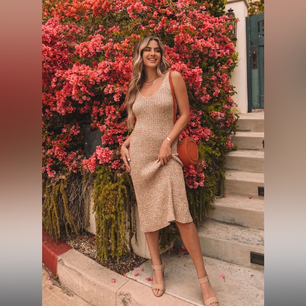 VICI Technicolor Midi Dress